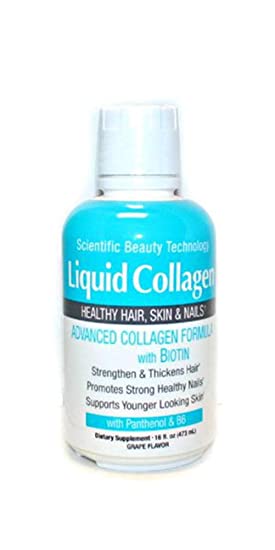Scientific Beauty Technology Liquid Collagen for Healthy Hair, Skin & Nails 16 fl oz