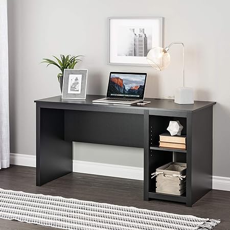 Prepac Sonoma Home Office Desk, 56", Black