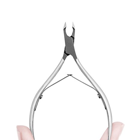 ACELIST® Professional Stainless Steel Cuticle Cutter, Cuticle Nipper- Beauty Tool Perfect for Fingernails and Toenails1/2 Jaw (d-501)