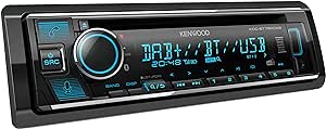 Kenwood KDC-BT760DAB CD-Autoradio mit DAB  & Bluetooth Freisprecheinrichtung (USB, AUX-In, 2 x Pre-Out 2.5V, Amazon Alexa, Soundprozessor, 4x50 W, VAR. Beleuchtung, Antenne)