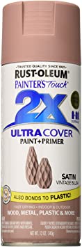 Rust-Oleum 299887 Painter's Touch 2X Ultra Cover, 12 oz, Vintage Blush