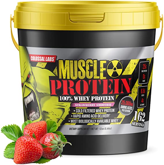 GL Colossal Labs Monster Muscle Protein (12 LB, Strawberry)