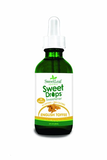 SweetLeaf Sweet Drops Liquid Stevia Sweetener, English Toffee, 2 Ounce