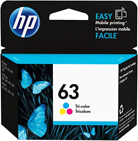 HP 63 Tri-Colour Original Ink Cartridge (F6U61AN)