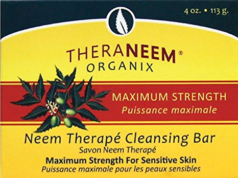 Maximum Strength Neem Oil Soap Organix South 4 oz Bar Soap (Pack of 2)