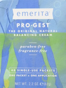 Pro-Gest Cream Paraben Free by Emerita Pro-Gest - 48 Packets 22 oz