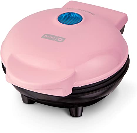 Dash Mini Maker Portable Grill Machine   Panini Press for Gourmet Burgers, Sandwiches, Chicken   Other On the Go Breakfast, Lunch, or Snacks with Recipe Guide - Pink