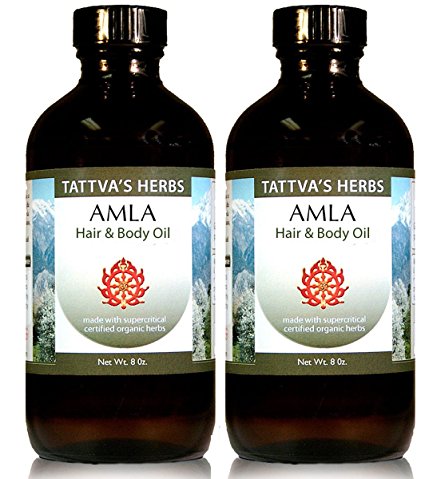 Rejuvenating Amla Hair Oil - Organic 8 oz.(2 - Pack)