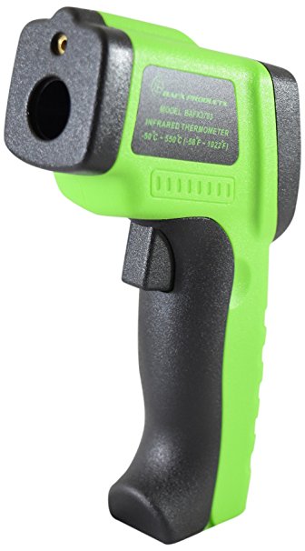 BAFX Products - Non Contact - Infrared (IR) Thermometer (-58F -  1,022F) - Adjustable Emissivity - W/ Pointer Sight