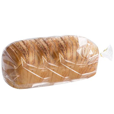 200 count Benail Bread Loaf Bags With Free Twist Ties (200 Pack)