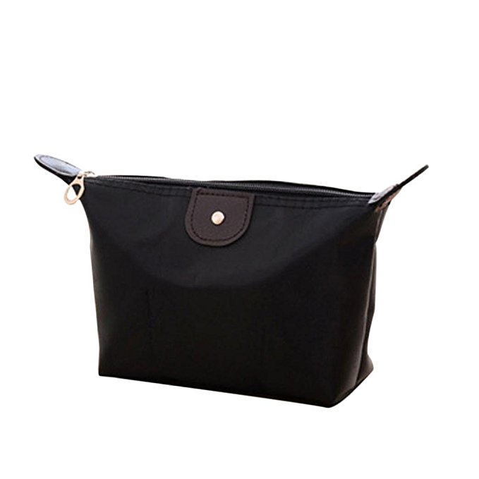 Cosmetic Bags Creazy® Women Large Volume Waterproof Makeup Bag (Black)