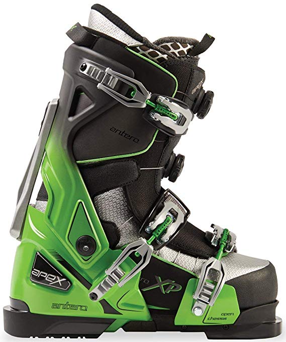 Apex Ski Boots Antero Big Mountain Ski Boots (Men's Sizes 25-31) Walkable Ski Boot System with Open-Chassis Frame for Advanced/Expert Skiers