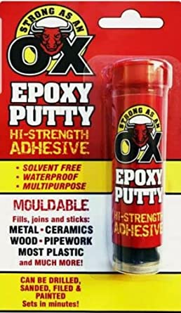 STOREX Epoxy Putty Waterproof Adhesive Filler Metal Ceramic Sealant Wood Pipe Strong Glue