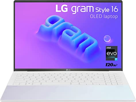 LG Gram Style 16Z90RS Thin and Lightweight Stylish Laptop,White