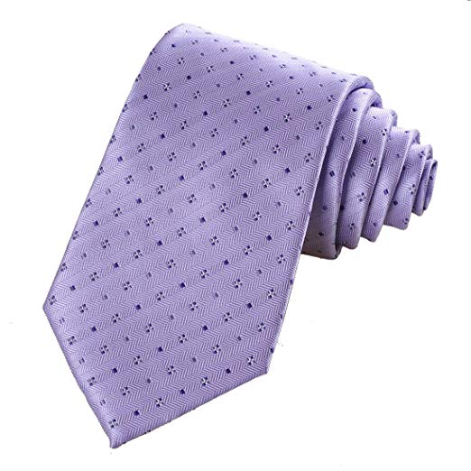 KissTies Ties for Men Solid Color Necktie Checkered Pattern   Gift Box