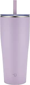 Zojirushi SX-HA89H-VM Stainless Tumbler with Straw 30 ounces Mauve Purple