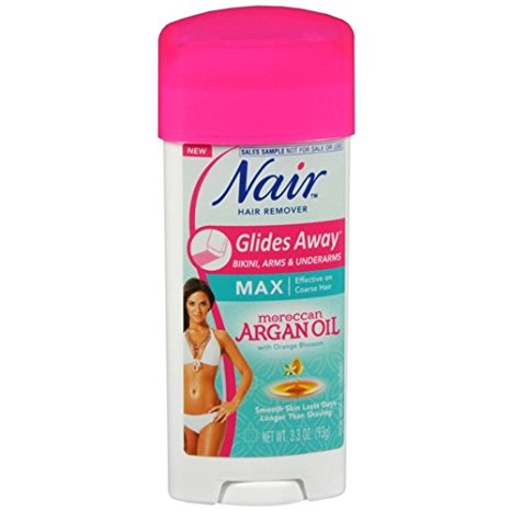 Nair Hair Remover Glides Away With Argan Oil 3.3oz (2 Pack)