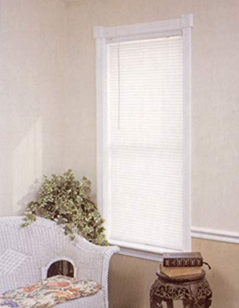 Achim Home Furnishings 1-Inch Wide Window Blinds, 31 by 64-Inch, White