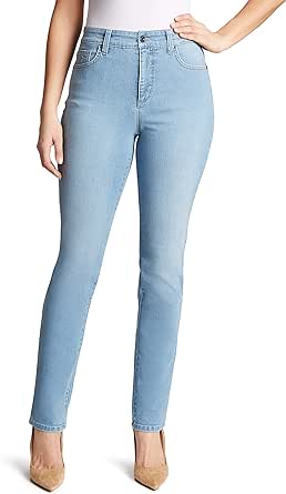 Gloria Vanderbilt Womens Amanda Classic High Rise Tapered Jean Petite