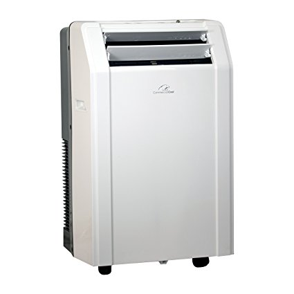 Commercial Cool WPAC08R 8,100 BTU Portable 3-In-1 AC/Dehumidifier/Fan with Remote, White