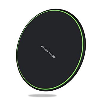Wireless Charger, Wireless Charger for iPhone x/8/8 Plus, 5w Wireless Charger Pad for Samsung s8/s9/s9 Plus/Note 8/7/s7/s7 Edge, LG g3, Nexus 4/5/6/7 and All Qi-Enable Devices