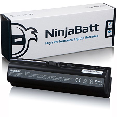 NinjaBatt New Laptop Battery for Hp 432306-001 HSTNN-DB46 HSTNN-Q33C 417066-001 440772-001 HSTNN-DB32 HSTNN-DB31 452057-001 HSTNN-LB31 454931-001 – High Performance [12 Cells/8800 mAh/95 Wh]