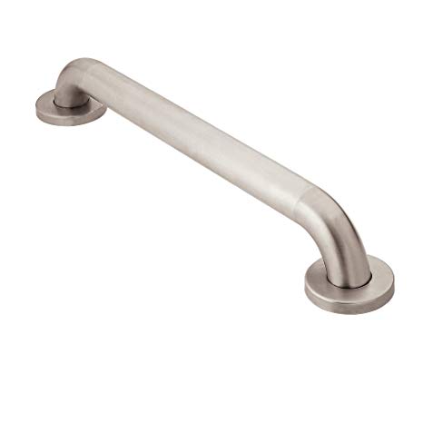 Moen R8924P Home Care 24-Inch Concealed Screw Bath Safety Bathroom Grab Bar, Peened