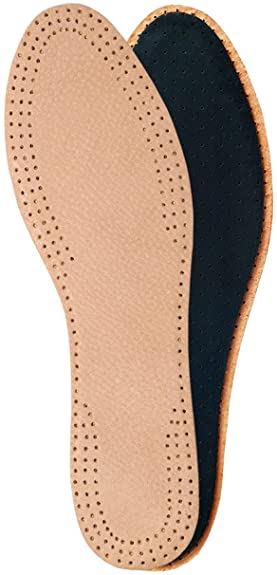 Natural leather insoles for ladies with activated carbon underlayer, inserts, replacement shoes, boots,