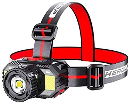 [Newest Update]Headlamp Flashlight, Rechargeable Led Head Lamp IPX5 Waterproof Flashlight with Zoomable and Sensor Sensing, 4 1 Modes 1000 Lumens Head Lights & Red Light for Camping, Hiking, Outdoors