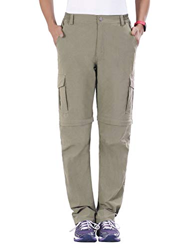 Nonwe Women's Outdoor Water-Resistant Quick Dry Convertible Cargo Pants