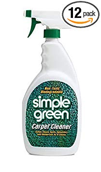 Simple Green Carpet and Upholstery Cleaner, Trigger Spray, 22-Ounce (Pack of 12)