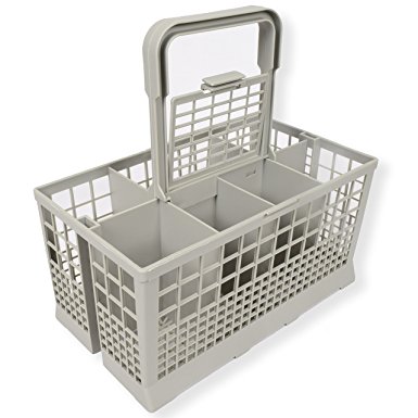 Universal Dishwasher Cutlery Basket fits Kenmore, Whirpool, Bosch, Maytag, KitchenAid, Maytag, Samsung, GE and More