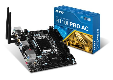 MSI Intel Skylake H110 LGA 1151 DDR4 USB 3.1 Mini ITX Motherboard (H110I Pro AC)