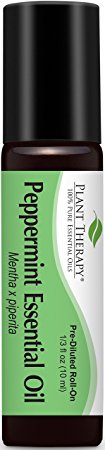 Plant Therapy Peppermint Pre-Diluted Essential Oil Roll-On 10 mL (1/3 fl oz)