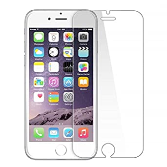 OpenTech® Tempered Glass Screen Protector for iPhone 6 Plus / 6s Plus / 7 Plus / 8 Plus with Installation kit (Full Transparent only for Main Display Screen Area)