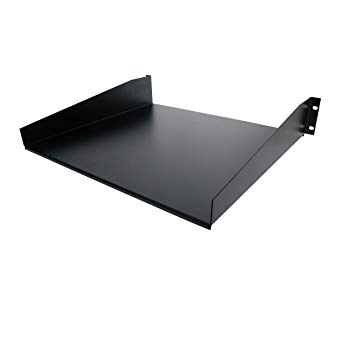 StarTech.com CABSHELF Black Standard Universal Server Rack Cabinet Shelf