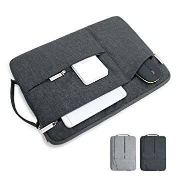 INTC-324X Laptop sleeve pouch multi-pocket handle type (13.3inch, Melange Gray)