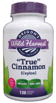 True Cinnamon (Ceylon) - 120 Veg Capsules - Oregon's Wild Harvest