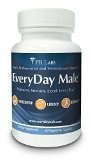 EveryDay Male by Prostate Research Labs - Daily Mens Testosterone and Performance Support Promotes More Energy and Healthy Libido for Better Male Performance Maximum Strength for Healthy Lean Muscle Mass Support and Better Sexual Health for Men More Energy  Better Performance - In the Bedroom Weight-room and Boardroom Clinically Proven Natural Ingredients Vegetarian Capsules Made in the USA