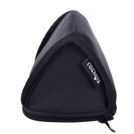 Cosmos  Black Color Travel Carrying Neoprene Sleeve Case Bag Cover for OontZ Angle 3 and OontZ Angle Ultra Portable Wireless Bluetooth Speaker NOT for OontZ Angle plus