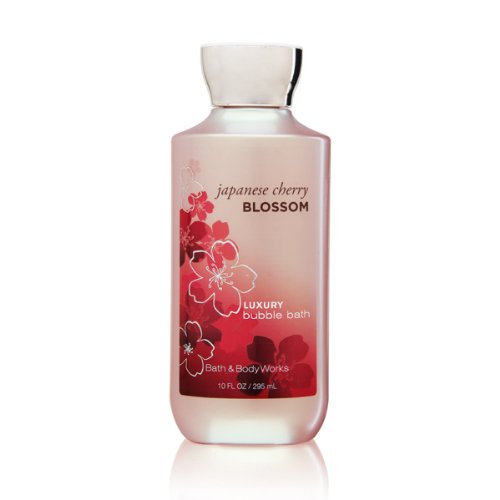 Bath Body Works Japanese Cherry Blossom 10 oz Luxury Bubble Bath