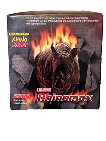 Libimax Rhinomax Male Enhancement Sexual Pill! Rhino Power 2500mg Pill!- 24 Pills!