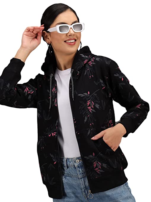 eKools® Women's Fleece Blend Winters Hoodie Sweatshirt with Pockets (Flee2 Series)