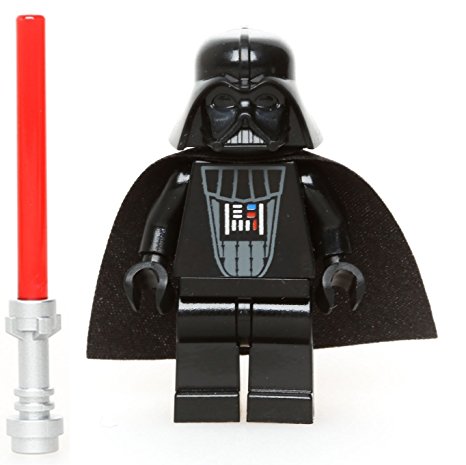 LEGO Star Wars Minifigure - Darth Vader Original Classic Version with Lightsaber (6211)