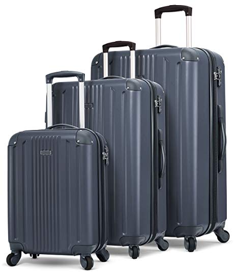 TravelCross Milano Luggage 3 Piece Expandable Lightweight Spinner Set