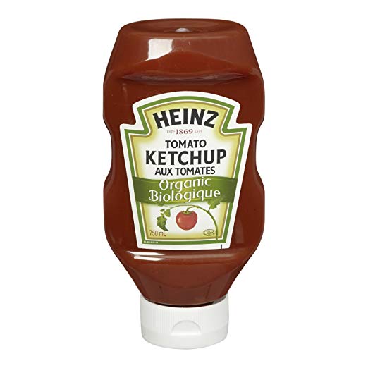 HEINZ Organic Ketchup - Inverted Bottle 750ML