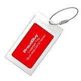 Luggage Tags Business Card Holder TUFFTAAG Xmas Travel ID Tag in 8 Color Options