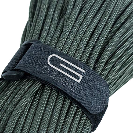 GOLBERG G MIL-SPEC-C-5040-H Authentic Mil-Spec 550 Paracord - 550 lb Type III 7 Strand 5/32 Parachute Rope - 100% Nylon Made in USA Golberg Military Survival Rope Cord
