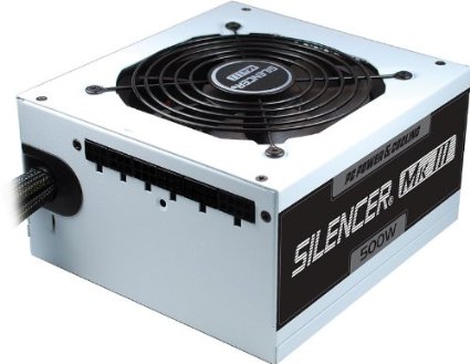 PC Power & Cooling Silencer Series PPCMK3S500 500 Watt (500W) 80 Plus Bronze Semi-Modular Active PFC ATX PC Power Supply Industrial Grade