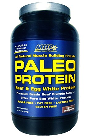 MHP Paleo Beef & Egg White Protein, Triple Chocolate, 2 Pounds